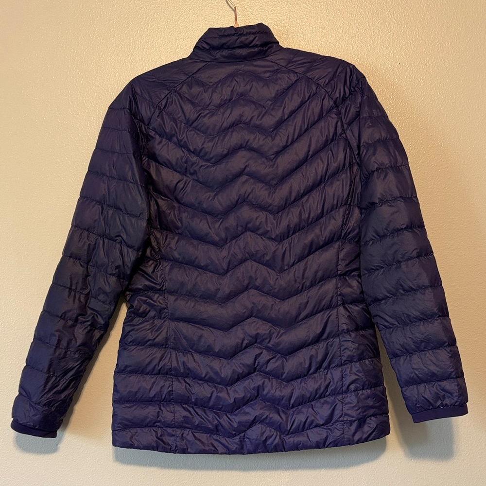 Helly Hansen Purple Quilted Down Puffer Jacket with Red Zipper - Picture 10 of 10